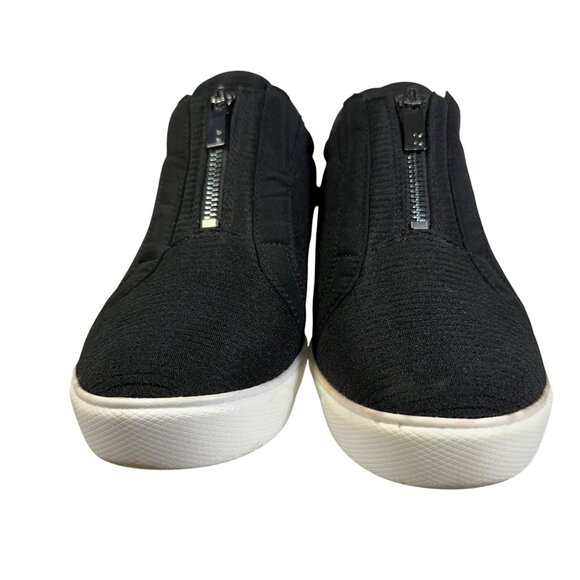 Ryka Womens Black Zip-Up Wedge Sneakers Size 7.5M Fabric Upper Cushioned Sole - Picture 5 of 8